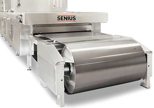 SENIUS tunnel oven with steel band