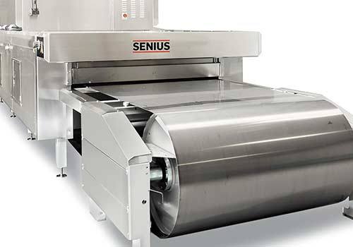 SENIUS tunnel oven with steel band