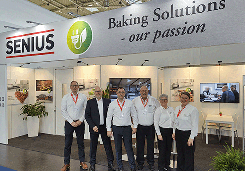 SENIUS Sales team at iba in Munich 2023.